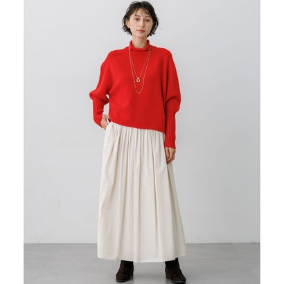 【WEB&一部店舗限定カラーあり】カシミヤブレンド ロールネック ニット （[WEB&一部店舗限定]スカイブルー系）｜詳細画像