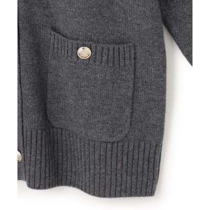 23区（大きいサイズ） 【見上愛さん着用/WEB&一部店舗限定カラーあり】カシミヤブレンド ジャケットライク カーディガン （[WEB&一部店舗限定]レッド系）｜詳細画像