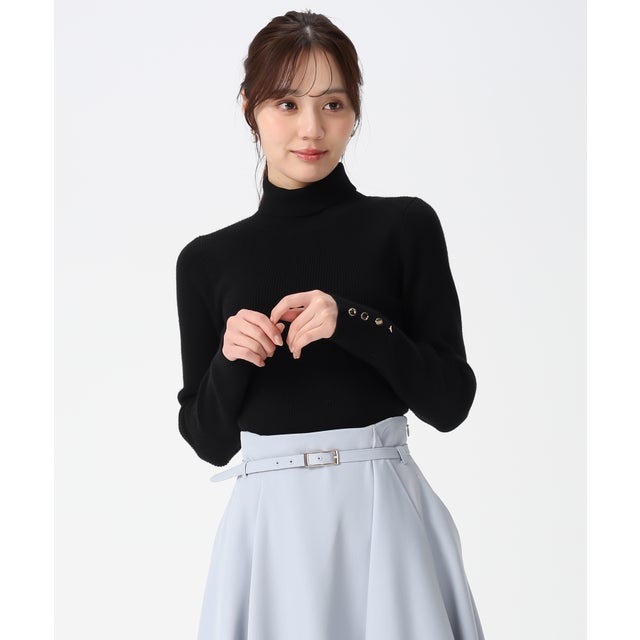 2025秋冬新作 タートルネック TT548320 （BLACK）