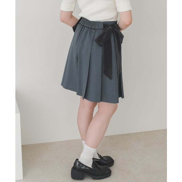 2026秋冬新作 ベロアリボンショートパンツ TT637303 （GREY）