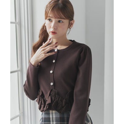 2026秋冬新作 ホイップニットプルオーバー TT638306 （BROWN）｜詳細画像