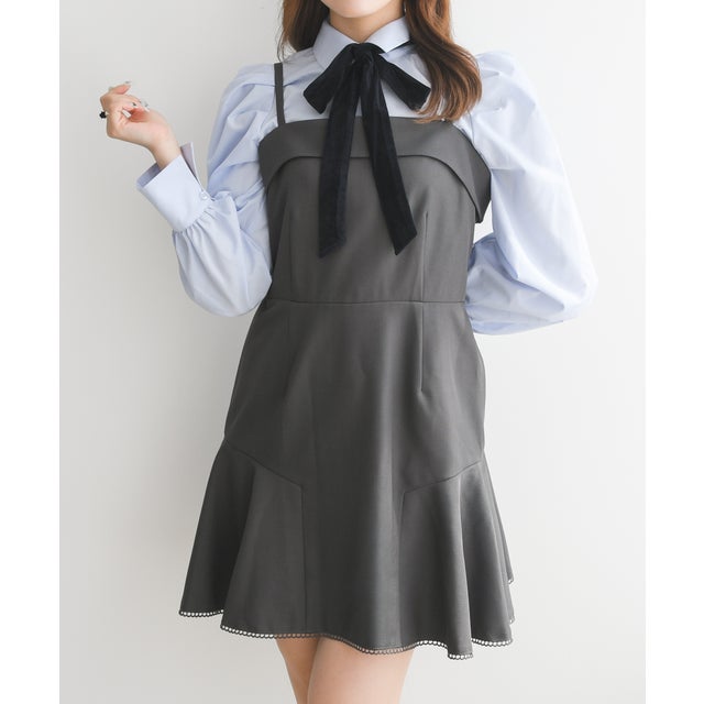 2026秋冬新作 ピコレースミニジャンスカ TT637408 （GREY）