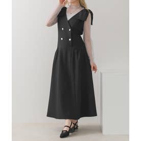 2026秋冬新作 ショルダーリボンジャンスカ TT637409 （BLACK）