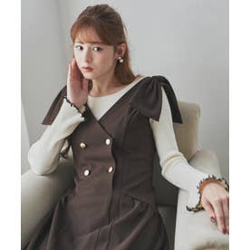 2026秋冬新作 ショルダーリボンジャンスカ TT637409 （BROWN）