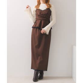 2026秋冬新作 レーストリミングセットアップ TT647402 （BROWN）