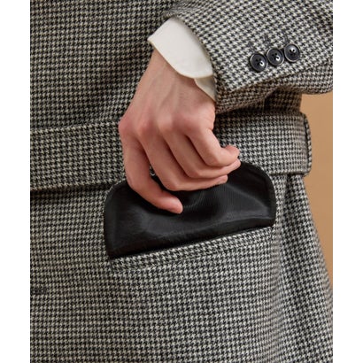 フォーティーカラッツアンドゴーニーゴ 40CARATS&525 ウール千鳥 ベルテッドジャケット （ブラック(419)）｜詳細画像