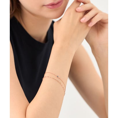 ヨンドシー 4℃ 【11月誕生石】シルバー ブレスレット （ピンクゴールド）｜詳細画像