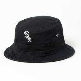 帽子 バケット ハット 紫外線対策 バケハ サファリハット メンズ レディース 野球チーム 男女兼用 BRAND BUCKET HAT （ホワイトソックス(ブラック)）