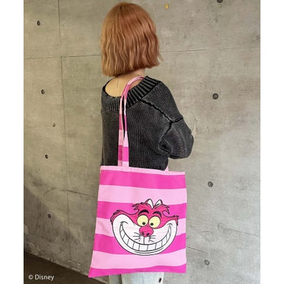 【Disney/ディズニー/チェシャ猫】トートバッグ（ノベルティ付き） （ピンク）｜詳細画像