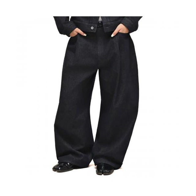 ジーンズ 11.3oz Non Fade Wide Leg Baggy Denim Pants （インディゴブルー）
