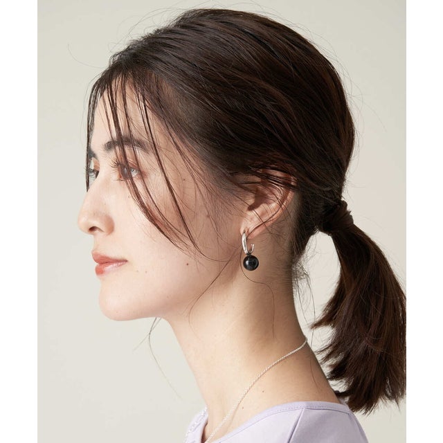 メタル×パーツピアス （シルバー）