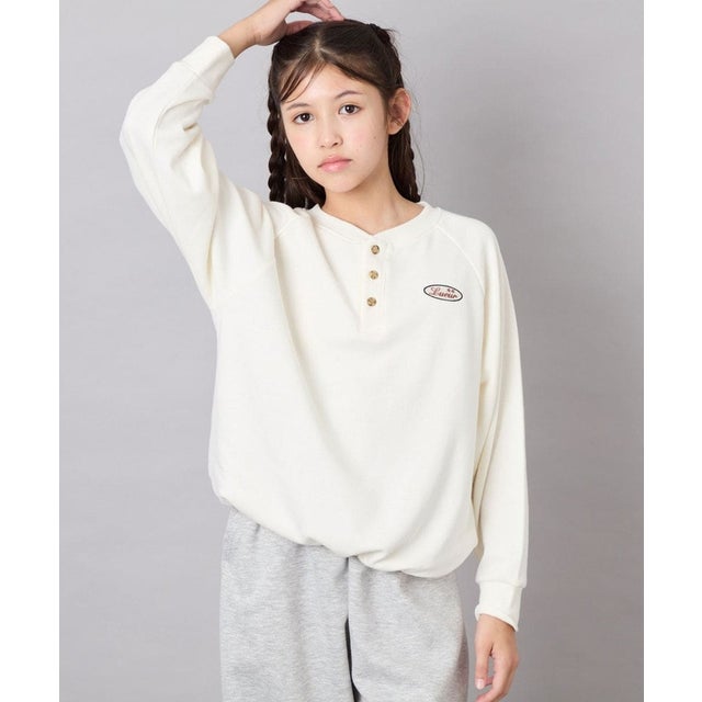 [UNISEX]ヘンリーネックPO （アイボリー）