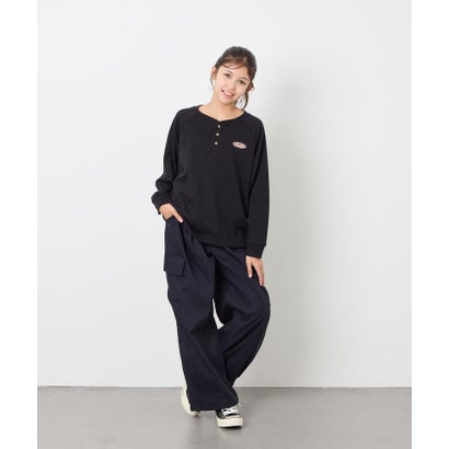 [UNISEX]ヘンリーネックPO （ブラック）｜詳細画像