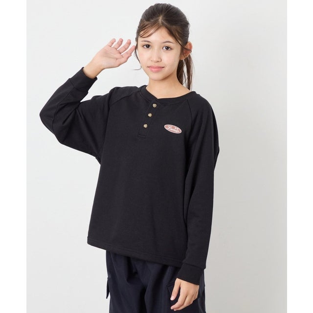 [UNISEX]ヘンリーネックPO （ブラック）
