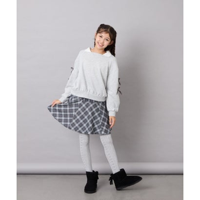 [WEB]ソデリボントレーナー （アイボリー）｜詳細画像