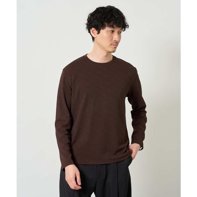 ヘンケイキカジャカードスマートTシャツ （ブラウン）