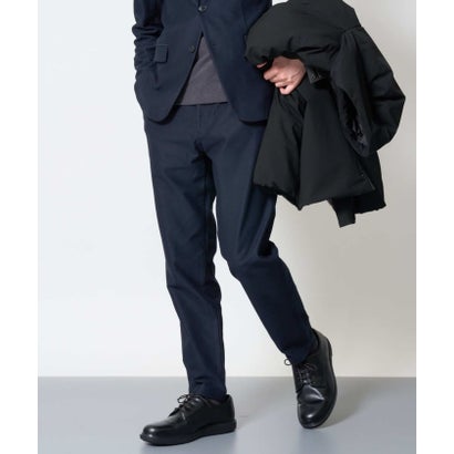 コールダブルフェイスストレッチセミルーズパンツ （ネイビー）｜詳細画像