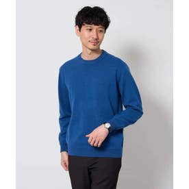 ゴシャコンクルーネックスマートニット （ブルー）