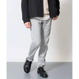 ヘリンボーンストレッチ5ポケットパンツ （ライトグレー）