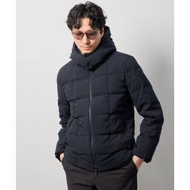 デタッチャブルフードストレッチダウンブルゾン （ネイビー）
