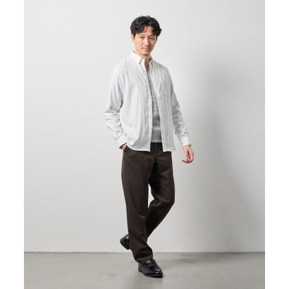 サンライトキモウストレッチシャツ （ブラウン）｜詳細画像