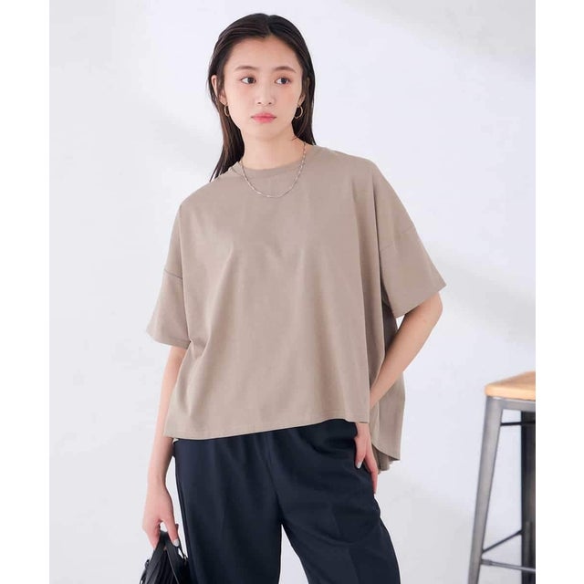 バックシャーリングTシャツ （カーキ）