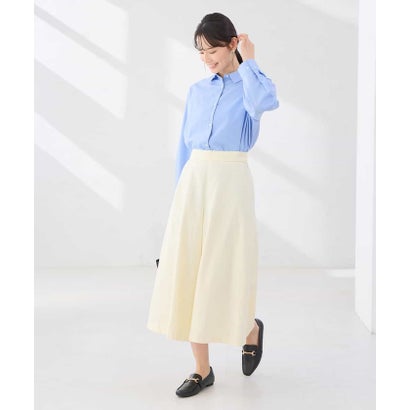 フレアクロップトパンツ （アイボリー）｜詳細画像