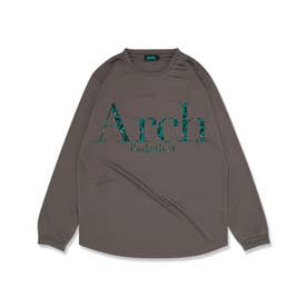 brushed bloom L/S tee [DRY] （charcoal）