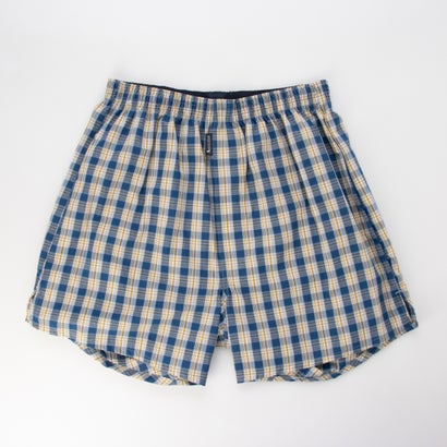 AQ裏打トランクス/26S/チェックD 【返品不可商品】 （ブルー）｜詳細画像