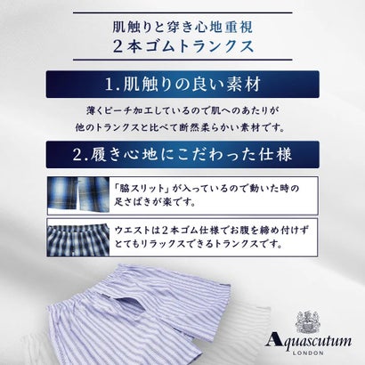AQトランクス/26S/2本ゴム/ストライプB 【返品不可商品】 （グリーン）｜詳細画像