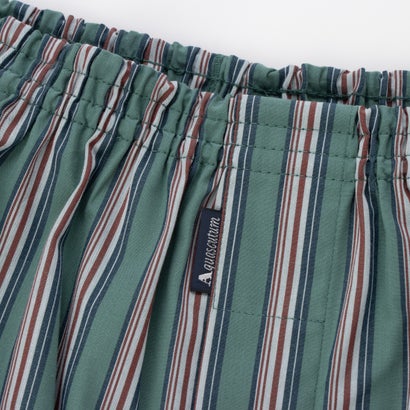 AQトランクス/26S/2本ゴム/ストライプB 【返品不可商品】 （グリーン）｜詳細画像