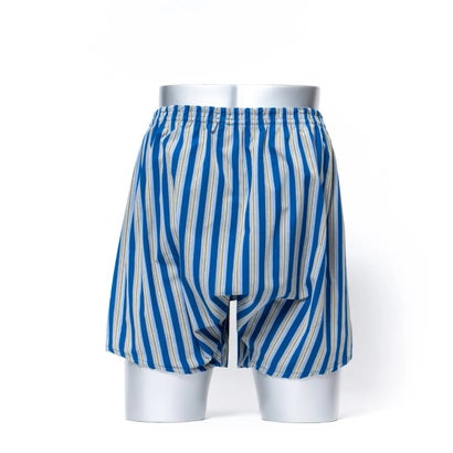 アクアスキュータム Aquascutum AQトランクス/26S/2本ゴム/ストライプB 【返品不可商品】 （ブルー）｜詳細画像