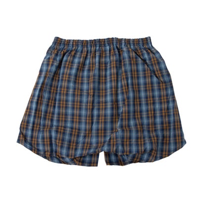 アクアスキュータム Aquascutum AQトランクス/26AW/2本ゴム/チェックC （ネイビー）｜詳細画像