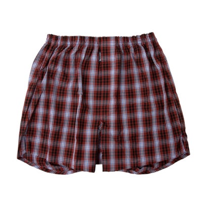 アクアスキュータム Aquascutum AQトランクス/26AW/2本ゴム/チェックC （レッド）｜詳細画像