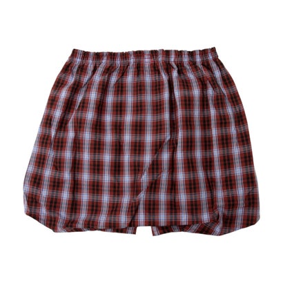 アクアスキュータム Aquascutum AQトランクス/26AW/2本ゴム/チェックC （レッド）｜詳細画像