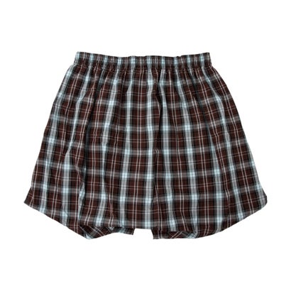 アクアスキュータム Aquascutum AQ裏打トランクス/26AW/チェックD （ブルー）｜詳細画像