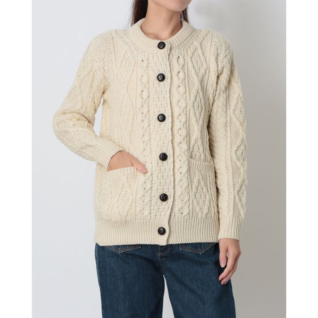 ウールカーディガン （Aran）
