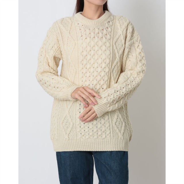 ウールニットセーター （Aran）