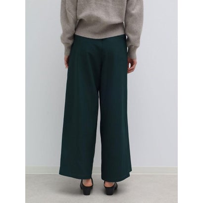 ウエストボタン2タックワイドパンツ （チャコールグレー）｜詳細画像