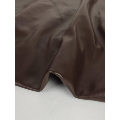 ボリュームスリーブレザーライクブルゾン （ブラウン）｜詳細画像