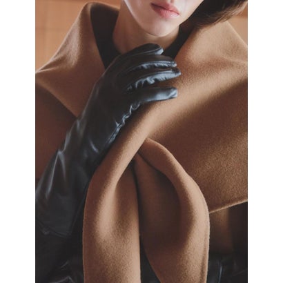 【尾州】Double Melton Poncho Coat （キャメル）｜詳細画像