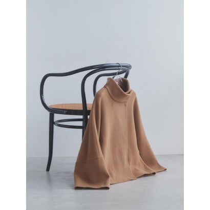 【尾州】Double Melton Standcollar Short Coat （ブラック）｜詳細画像