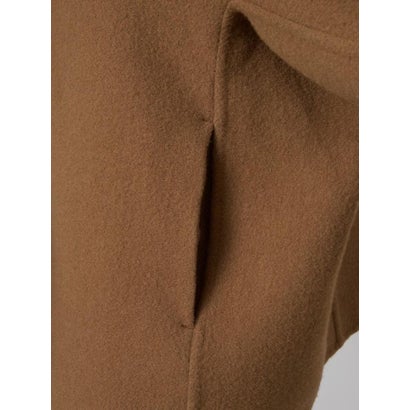 【尾州】Double Melton Standcollar Short Coat （ブラック）｜詳細画像