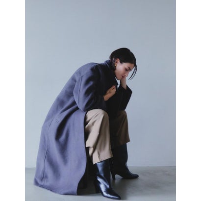 【尾州】Merino Wool Long Coat （モカ）｜詳細画像