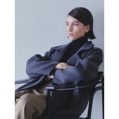 【尾州】Merino Wool Long Coat （モカ）｜詳細画像