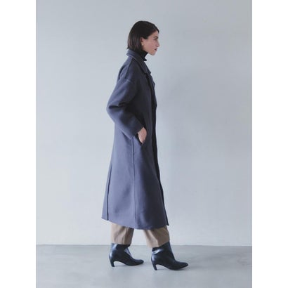 【尾州】Merino Wool Long Coat （モカ）｜詳細画像