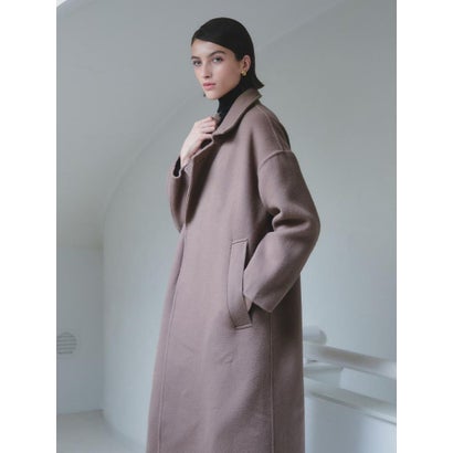 【尾州】Merino Wool Long Coat （モカ）｜詳細画像