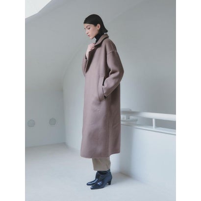 【尾州】Merino Wool Long Coat （モカ）｜詳細画像