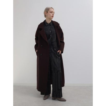 【尾州】Merino Wool Long Coat （モカ）｜詳細画像