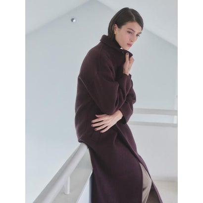 【尾州】Merino Wool Long Coat （モカ）｜詳細画像